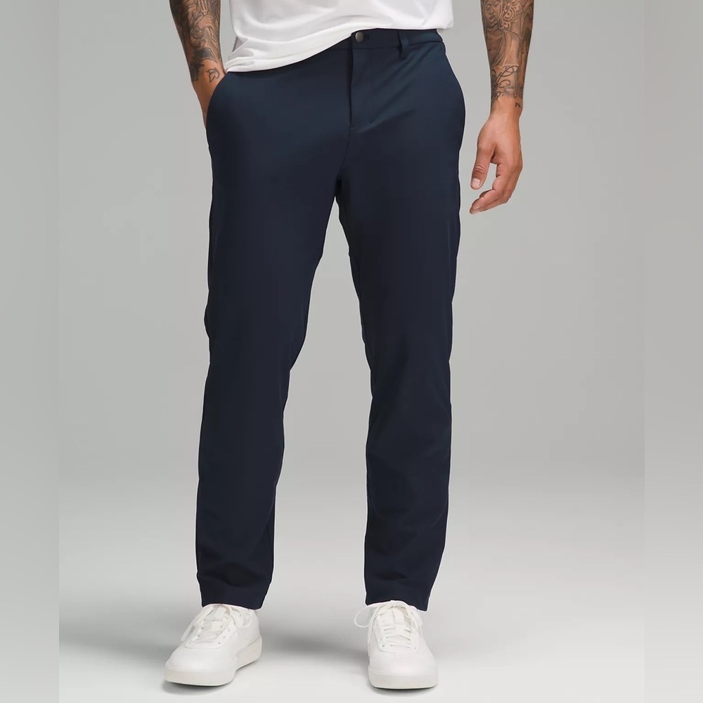 ABC Classic-Fit Trouser in Navy Blue size 36